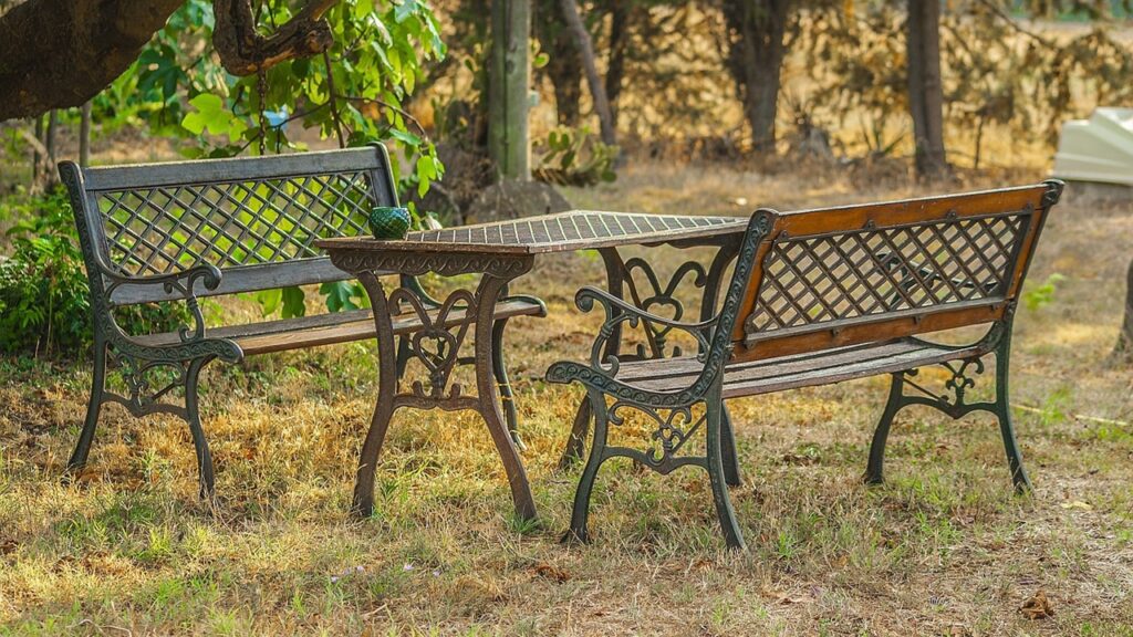 patata ruggine mobili giardino