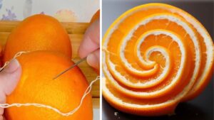 Come trasformare le bucce d’arancia in delizie con ago e filo