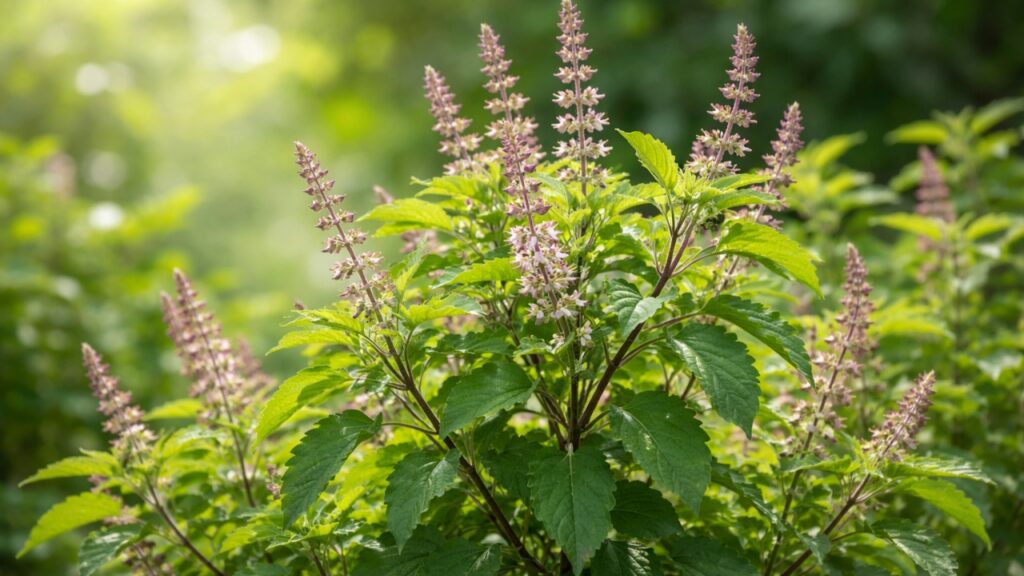 Basilico Sacro (Tulsi): la pianta sacra della salute e dell’equilibrio