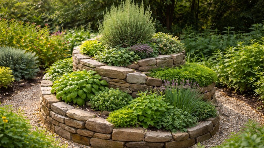 Come realizzare una spirale in giardino