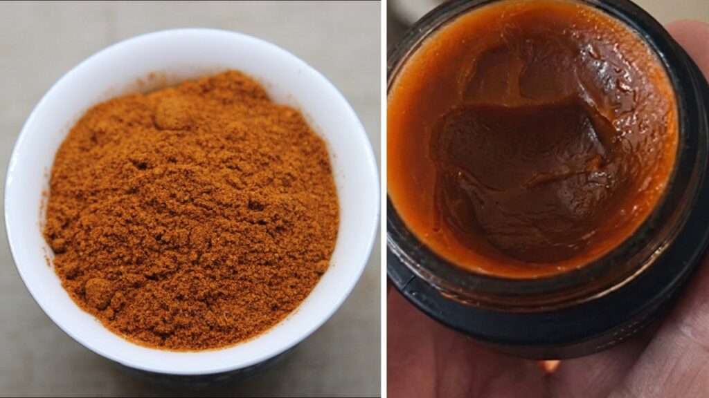 Preparazione con capsaicina