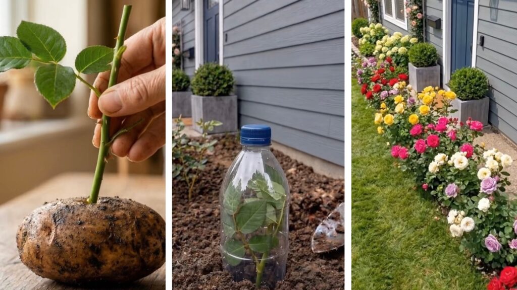 Dalla cucina al giardino: come far nascere rose usando una patata
