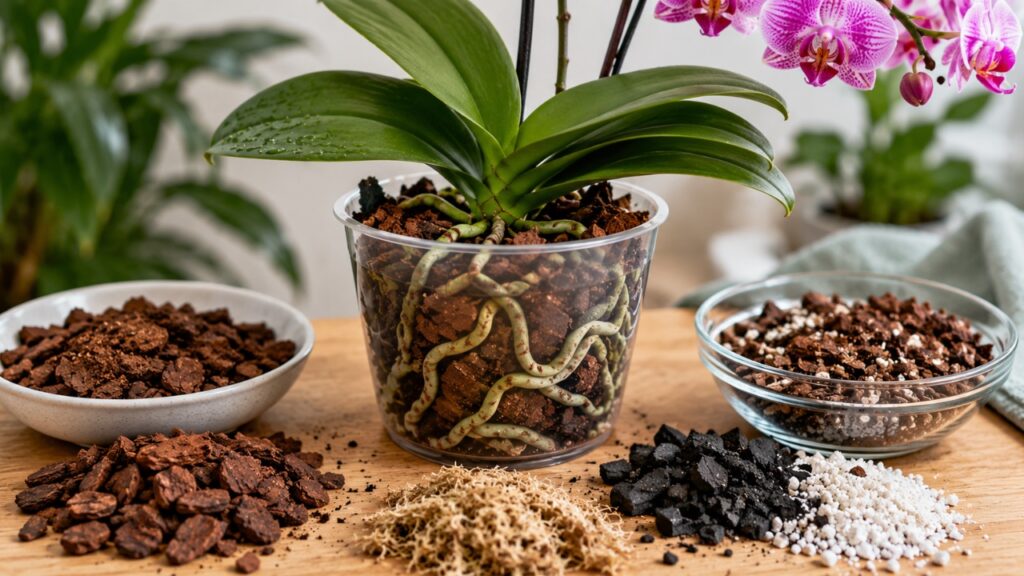 Il substrato giusto per le orchidee: non usare mai la terra normale